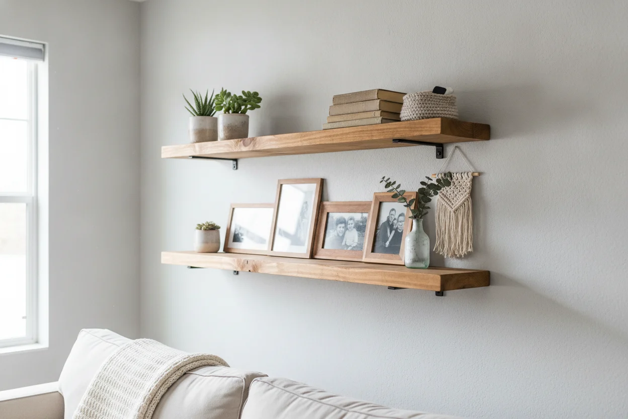 Create Budget Friendly Floating Shelves 