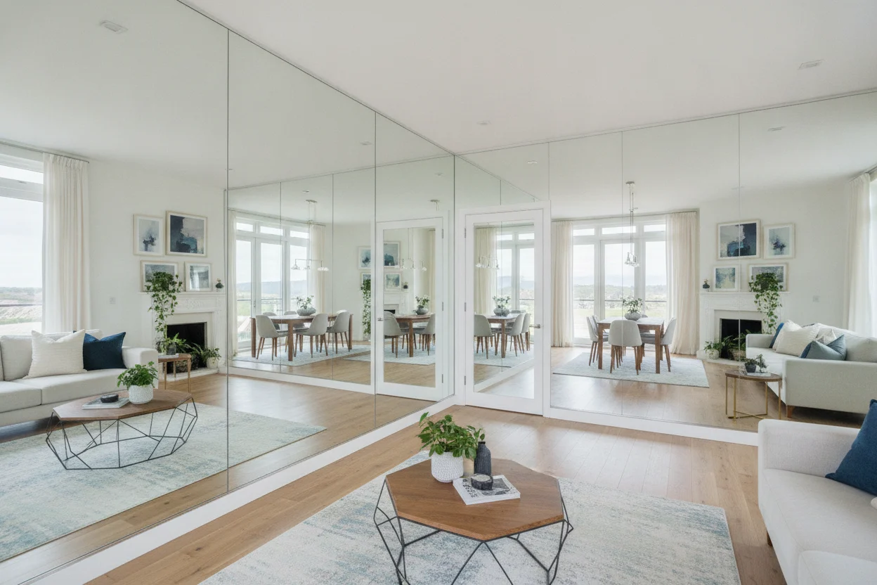 How to Use Mirrors to Double Your Room Visuals 