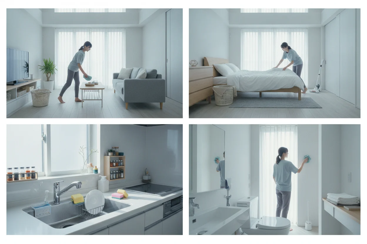 Simple Cleaning Routine for a Tidy Home: A Room-by-Room Guide 
