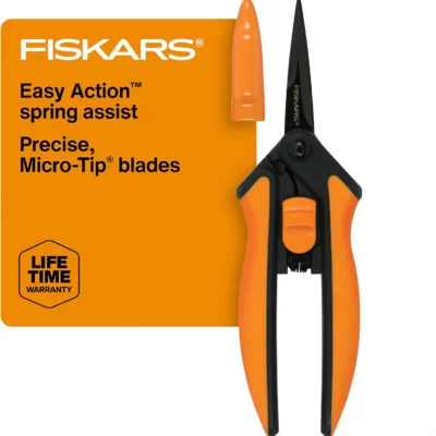 Fiskars 6″ Non-Stick Pruning Snips