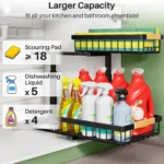 Kitstorack 2-Tier Under Sink Sliding Organizer