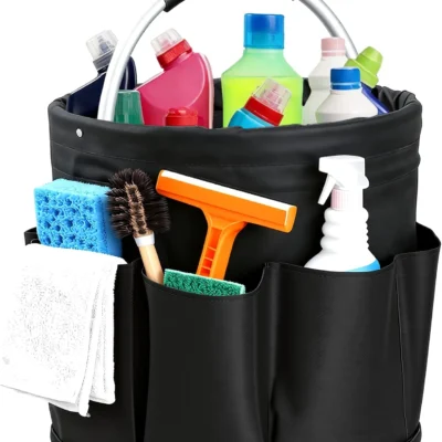 CIHTL Foldable Cleaning Caddy Tote (6 Pockets)