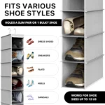 Simple Houseware 10-Shelf Hanging Shoe Organizer